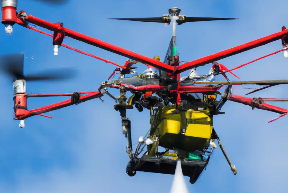 Eficiența şi utilitatea dronelor in domeniul apărării împotriva incendiilor